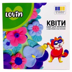 Набор для лепки объемной картины из воздушного пластилина "Цветы" (ВИД 2)