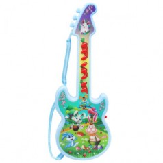 Музыкальная игрушка "Гитара", голубая