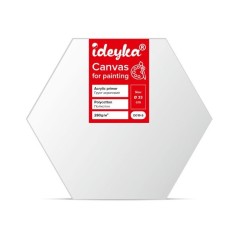 Холст на шестиугольном подрамнике d33см