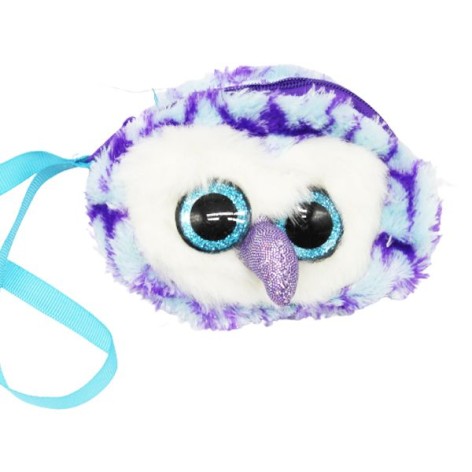 М'яка іграшка-гаманець "Глазастик: Сова" (блакитний)