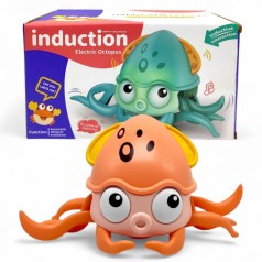 Кальмар на батарейках (Рожевий)