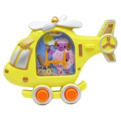 Водная игра с колечками "Вертолет", желтый