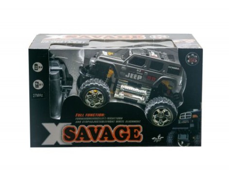 Машинка "Savage: Позашляховик" на радіоуправлінні (сіра)