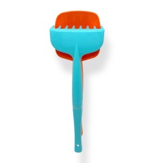 Песочный набор "Лопатка и грабли" голубой