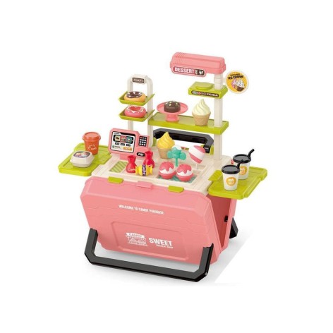 Кафе-кондитерская, аксессуаров 36шт (розовый)