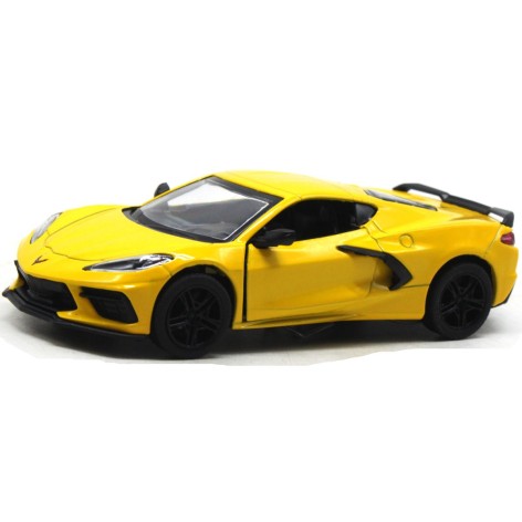Машинка металлическая "Chevrolet Corvette 2021", желтый