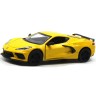 Машинка металлическая "Chevrolet Corvette 2021", желтый