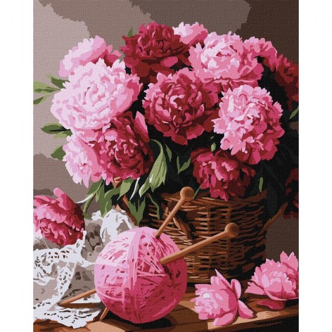 Картина по номерам "Тайны лепестков" 40x50 см