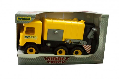Сміттєвоз "Middle truck" (жовтий)