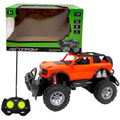 Машина на радіокеруванні "ДЖИП" (ПОМАРАНЧЕВИЙ)