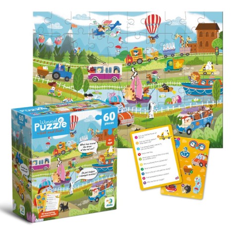 Виммельпазл "Чудо-транспорт", 60 эл