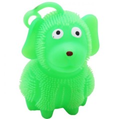 Игрушка со светом "Собачка", зеленая