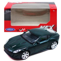 Машина металл 1:43 JAGUAR F-TYPE COUPE зеленая