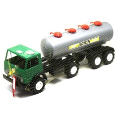 Машинка Камаз с цистерной зеленый вид 2