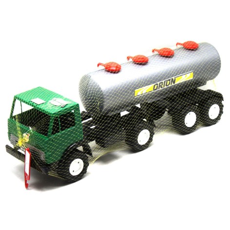 Машинка Камаз с цистерной зеленый вид 2