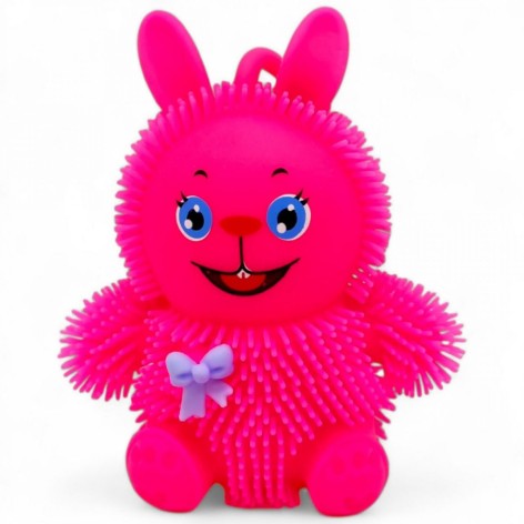 Сяючі Зайці-їжачки, 10 см (малиновий)