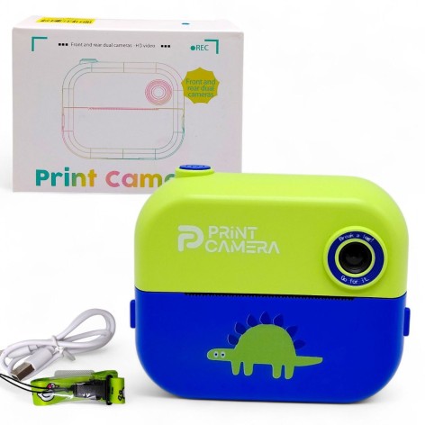 Фотоаппарат-принтер (Голубой)