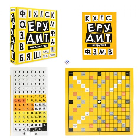 Настольная игра "Эрудит" на украинском языке