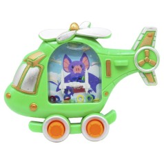 Водная игра с колечками "Вертолет", зеленый