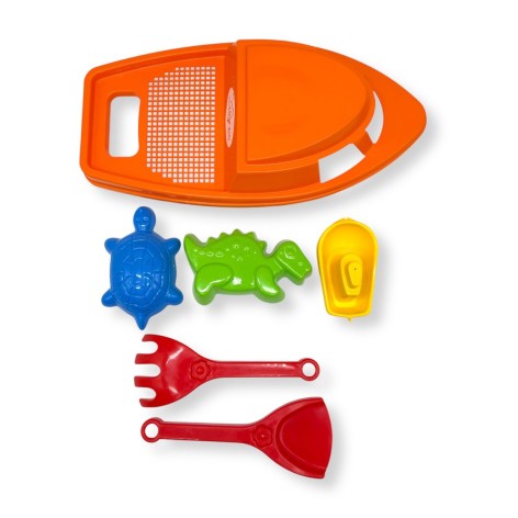 Песочный набор оранжевый "Кораблик"