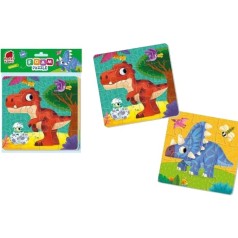 Мягкие пазлы 2в1 "Foam Puzzle: Динозавры"