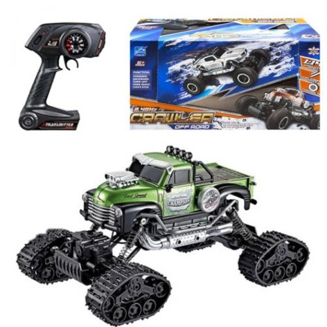 Машина снегоход "Crawler", зеленый
