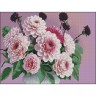 Алмазная мозаика (картина) "Георгины в горшке" 30х40 см
