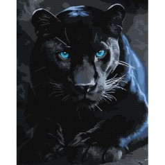 Картина по номерам "Дикая пантера" 40х50 см