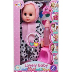 Пупс "Lovely Baby: Коровка" со звуком