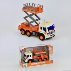 Машина с подъемником музыкальная "City Service"