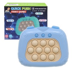 Электронная игра "Quick push", голубой