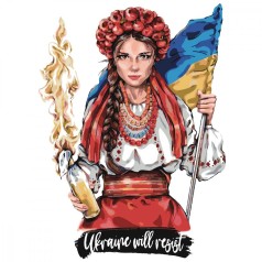 Картина за номерами з лаком та рівнем 