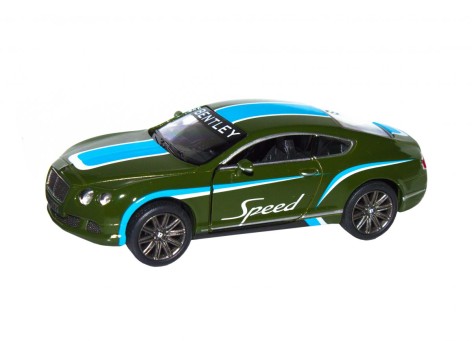 Машинка KINSMART "Bentley Continental GT" (зелена)