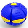 Мяч-трансформер, со светом "Flat Ball Disc: Мячик-фризби", синий