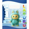 Тетрадь на 18 л, КЛЕТКА "Монстрик, Лабубу / LABUBU" (20 шт, набор)