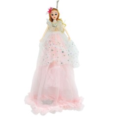 Кукла в бальном платье "Звезды", персиковая