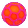 Игрушка "Мячик-антистресс", с пеной, 6 см (оранжевый)