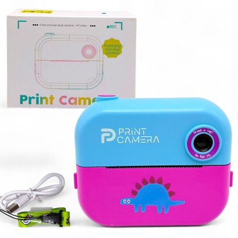 Фотоаппарат-принтер (Розовый)