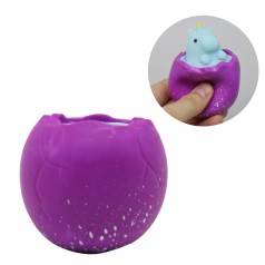 Игрушка-антистресс "Единорог в яйце" (сиреневый)