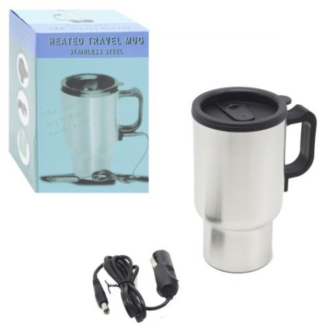 Автомобільний термокухоль з підігрівом "Heated Travel Mug", 400 мл