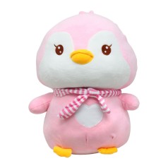 Мягкая игрушка "Пингвин Айси", 38 см, розовый