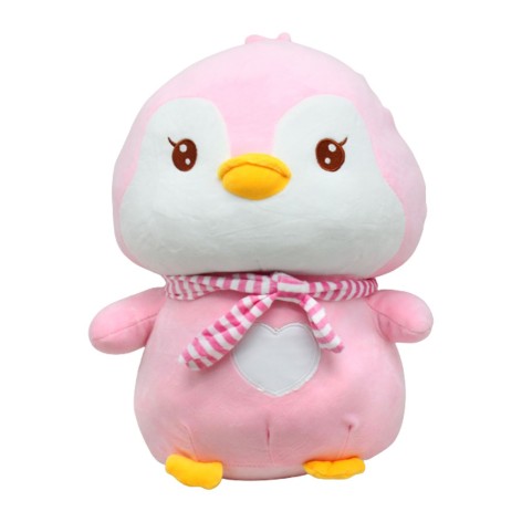 Мягкая игрушка "Пингвин Айси", 38 см, розовый