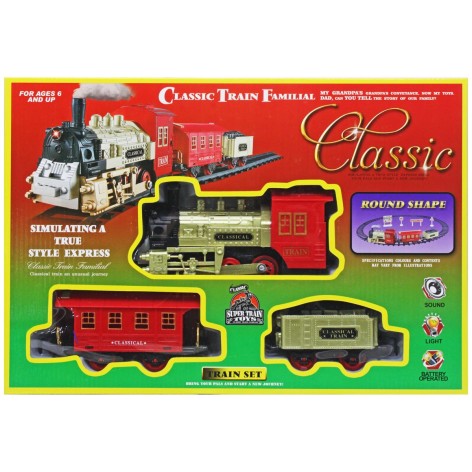 Железная дорога с поездом "Classic train familial"