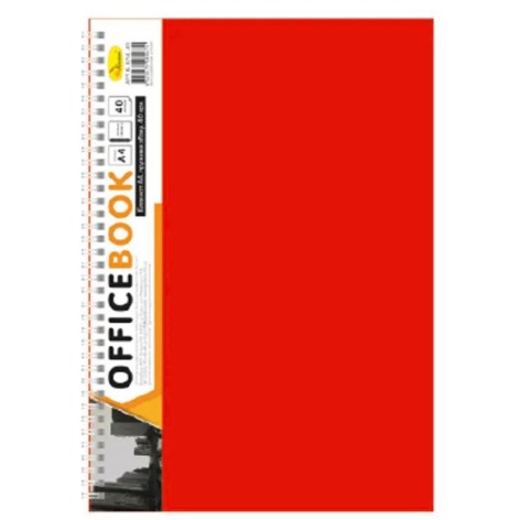 Блокнот "Office Book" A4, 40 аркушів (помаранчевий)