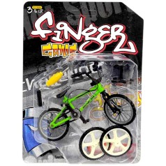 Набір фінгербайк, метал та аксесуари Крос 19 см(САЛАТОВИЙ)