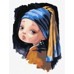 Картина по номерам "Чарующий образ"