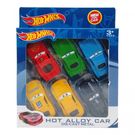 Набор металлических машинок "Hot Wheels Тачки", 6 штук