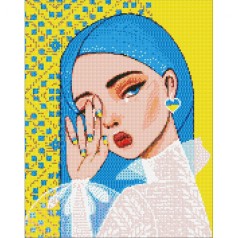 Алмазная мозаика "Несокрушимая ©mosyakart" 40х50см