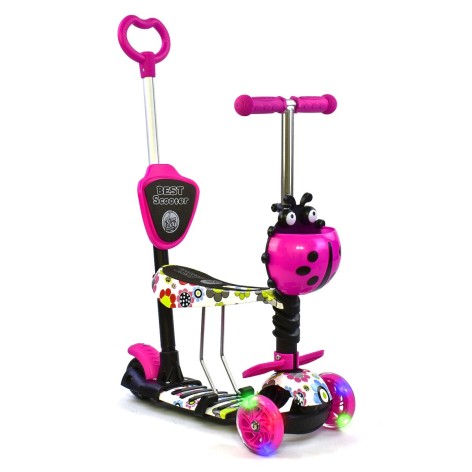 Самокат с ручкой "Best Scooter"