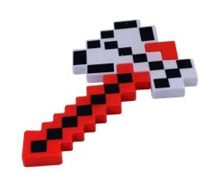 Уценка. Топор  "MINECRAFT"  (красный) - нет работает звук